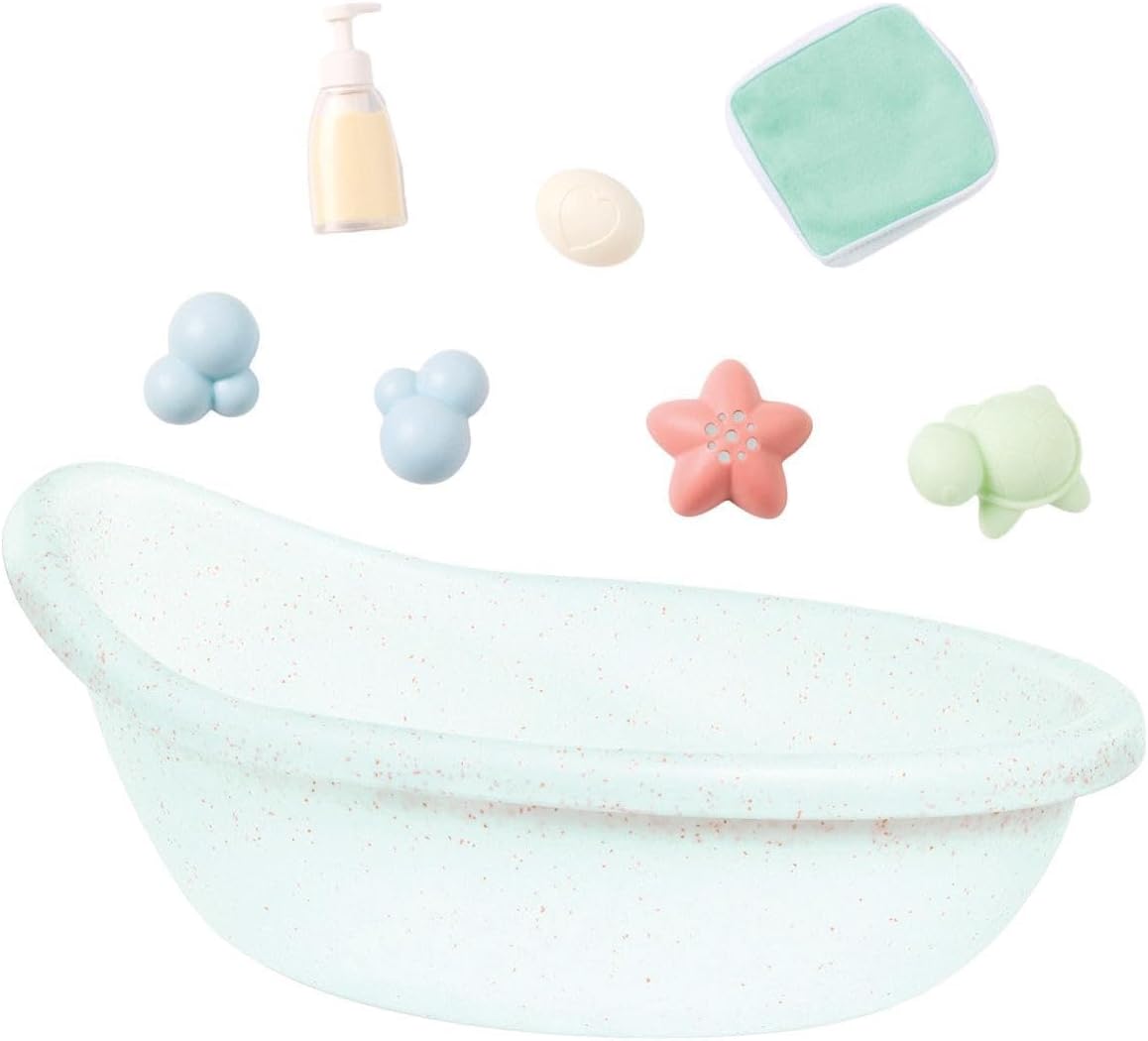 Battat 14" Plush Water Play Baby Doll & Bathtub Set