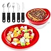 2 Sets Adaptive Utensils Bowl and P...