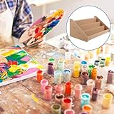 Anneome Acrylic Paint Storage Rack with 13 Grids and Brush Holder - Multi-Layer Organizer for Craft Paints Ideal for Artists and Hobbyists - Image 8