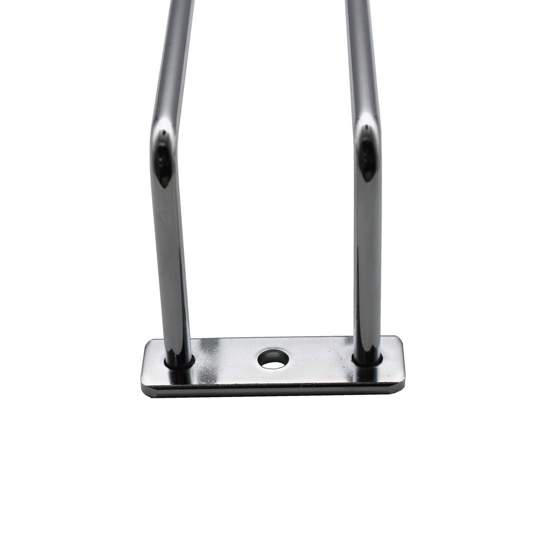 Abcsea Under-Shelf Wine Glass Rack - 27cm Stainless Steel Holder, Chrome Finish, Hanging Storage (1 Row) - View #7