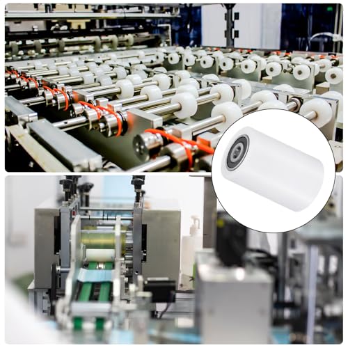 Polea de nylon plana con rodamientos para guiado eficiente de correas CNC 5