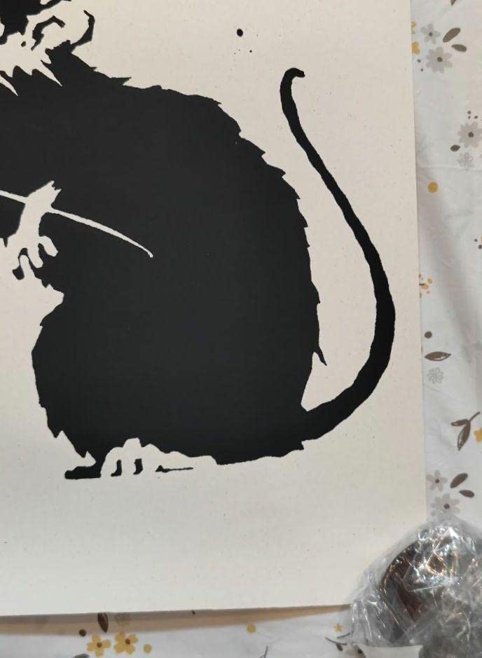Amazon.co.jp | 真作保証 WCP バンクシー LOVE RAT | ホビー 通販