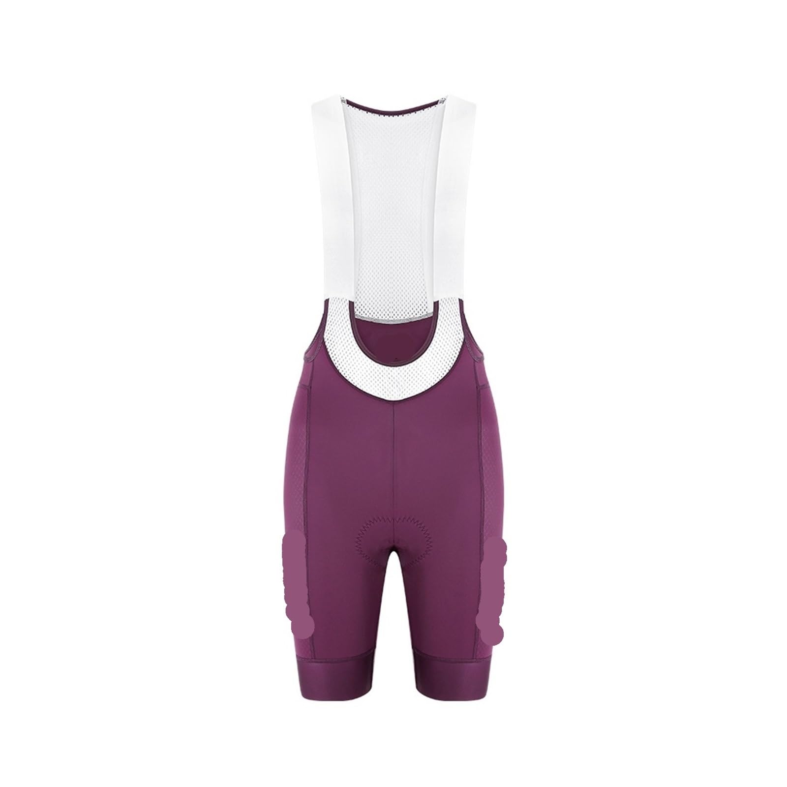Culote Largo Ciclismo Culotte de Ciclismo con Tirantes, Cintura Alta, Transpirable, Bolsillos Culote con Tirante