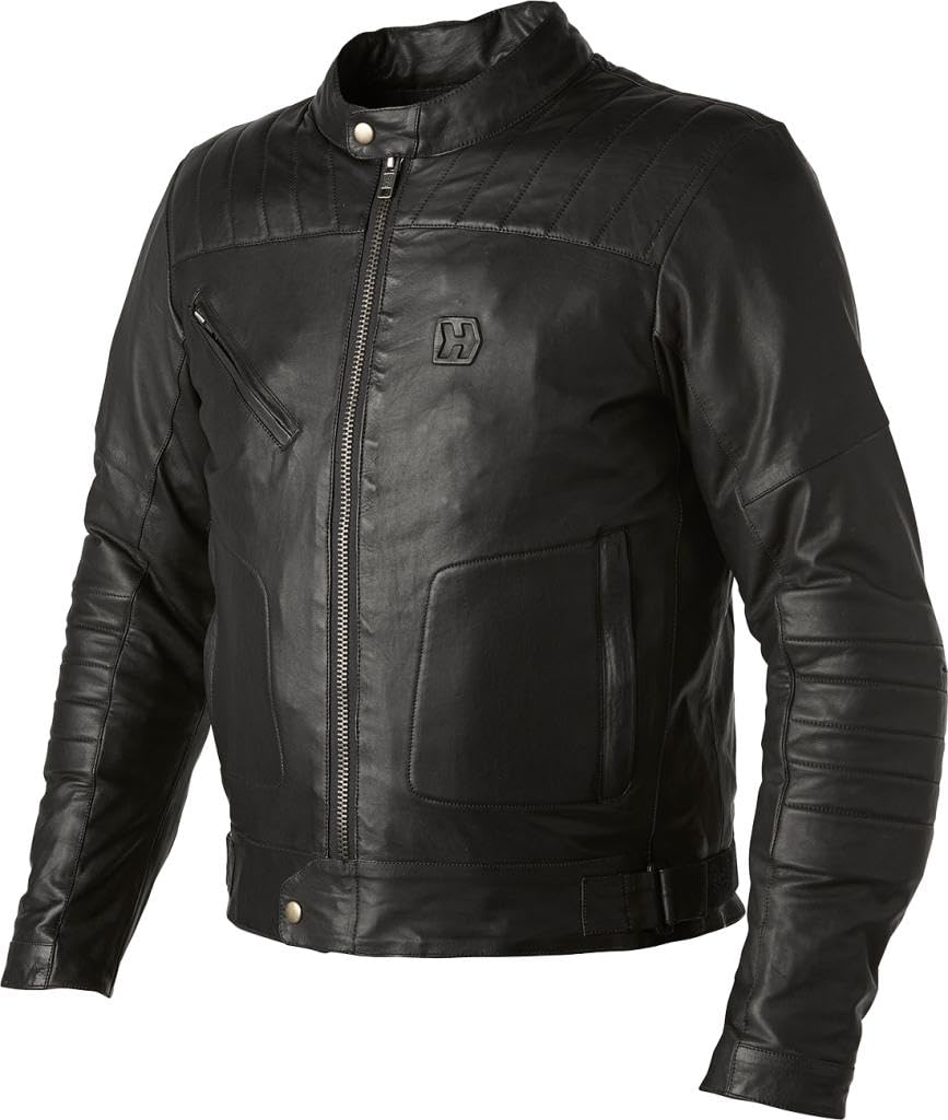HEVIK GIACCA PELLE GARAGE TG, Nero, L