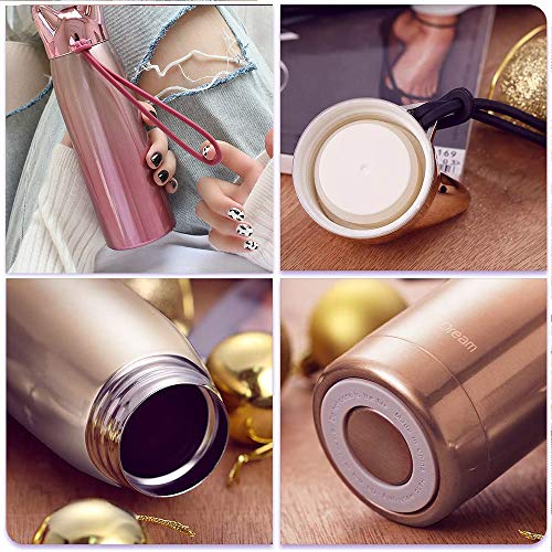 image for Rosechen Water Bottle Fox Thermoses for Man and Women, Thermal Insulat