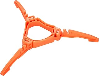 Soporte Plegable para Tanque de Gas,Botellas Trípode Tanque Gas Trípode para Bote de Gas para Estufa de Camping Accesorios de Cocina Naranja