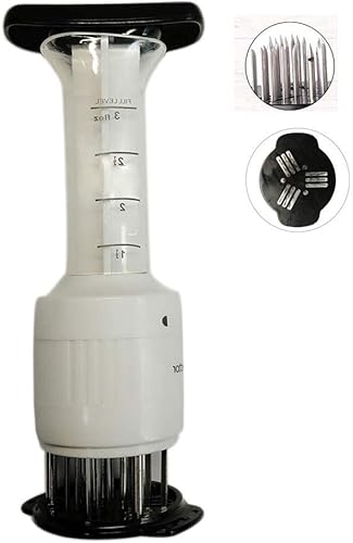 Miniatura 2 de BLUE ELF Inyector de salsa marinador y ablandador de carne 30 agujas de acero inoxidable NUEVO