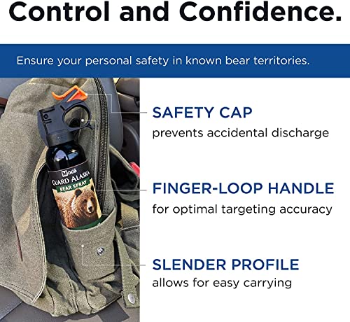 Mace Brand Personal Security Products Guard Alaska Maximum Strength Bear Spray – 20’ Powerful Pepper Spray – Mace Spray Self-Defense For Hiking, Camping, And Other Outdoor Activities, Made In Usa #TOP3