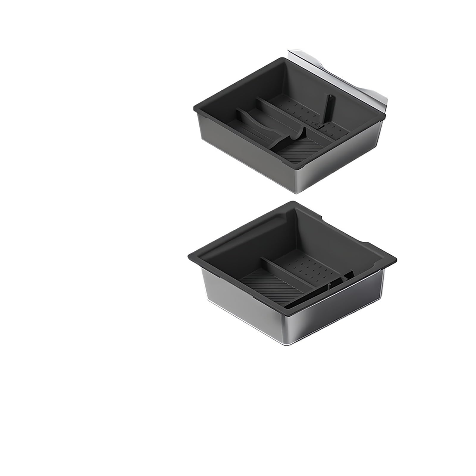 bssyung Center Console Organizer For Tesla for Model Y Juniper 2025 & for 3 Highland 2024 Center Console Storage Box(2Pcs Set)