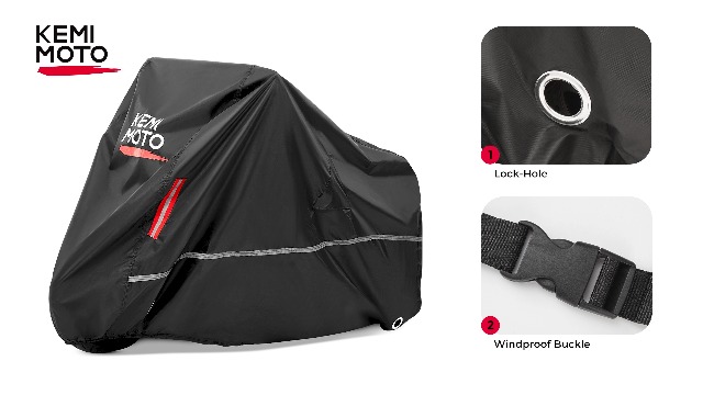 Motorcycle Bike Scooter Cover Dust Protector For Honda Ruckus 50 - Foto 7