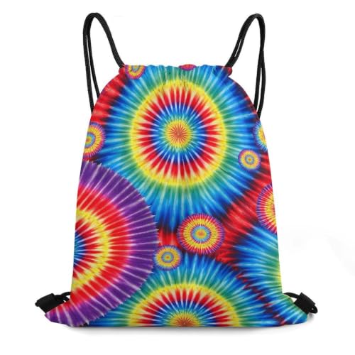 HGBNMVCD Spiral Tie Dye Rainbow Bundle Pocket