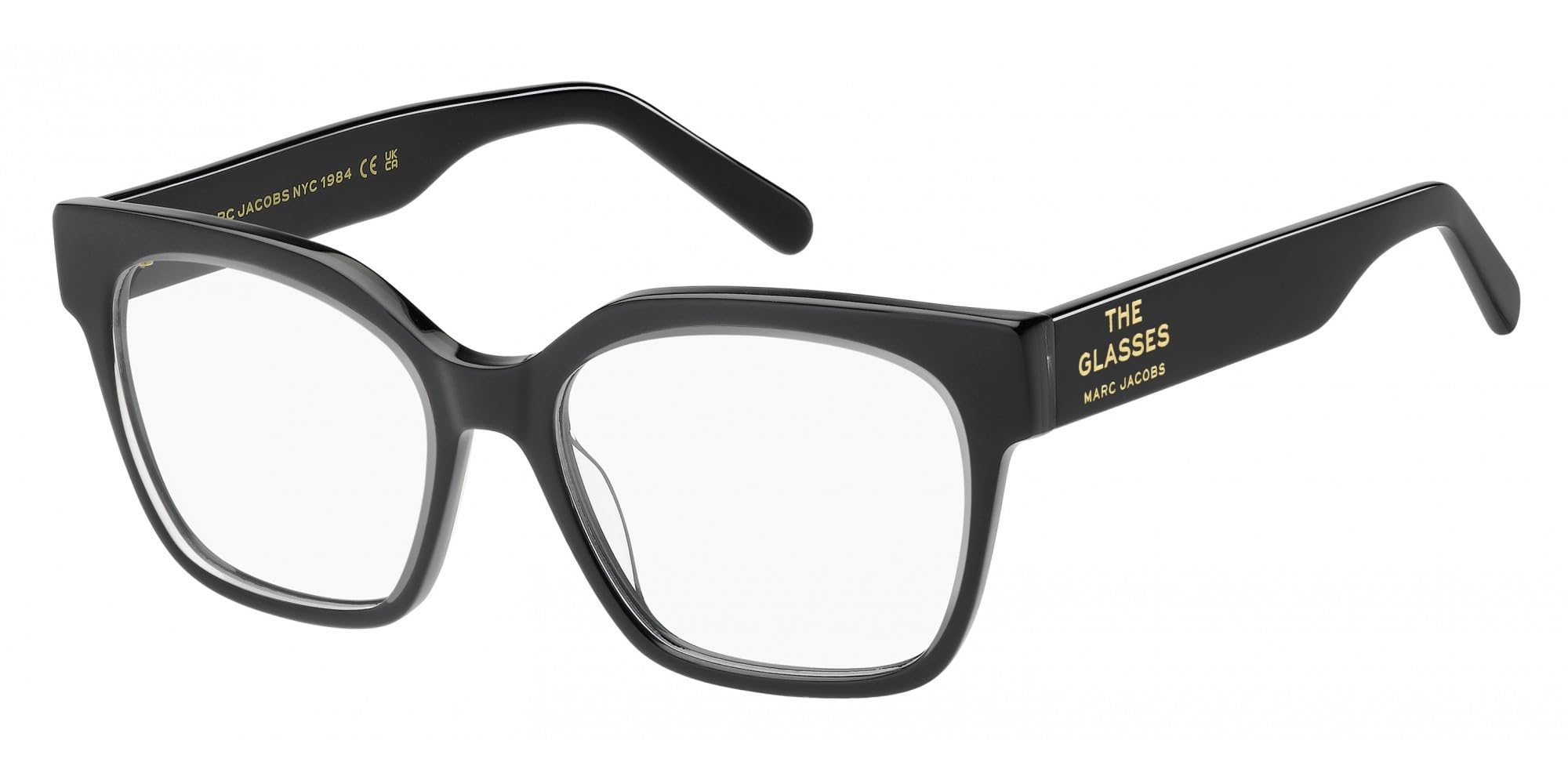 Marc Jacobs Women's Mng Gafas - Modelo: Marc 801_ C: Crystal Black/Eye Size: 53 - Bridge Size: 17
