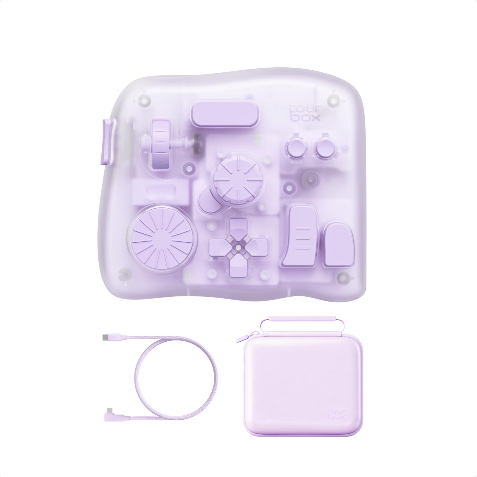 TOUR BOX Elite Plus Editing Controller Kit, Complete Control, Aurora Violet