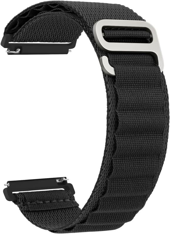 KHR22mm Nylon Sports Alpine Loop Band Strap Compatible with Noise ColorFit Grande | ColorFit Victor | ColorFit Nav | ColorFit Nav+ Smart Watch Strap With 22mm Lugs