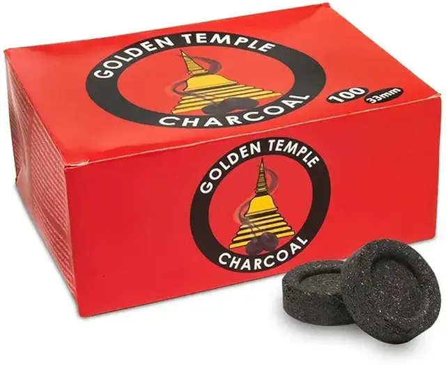 LivuX 1202 - Lot de 100 pastilles de charbon à encens à allumage rapide, 33 mm