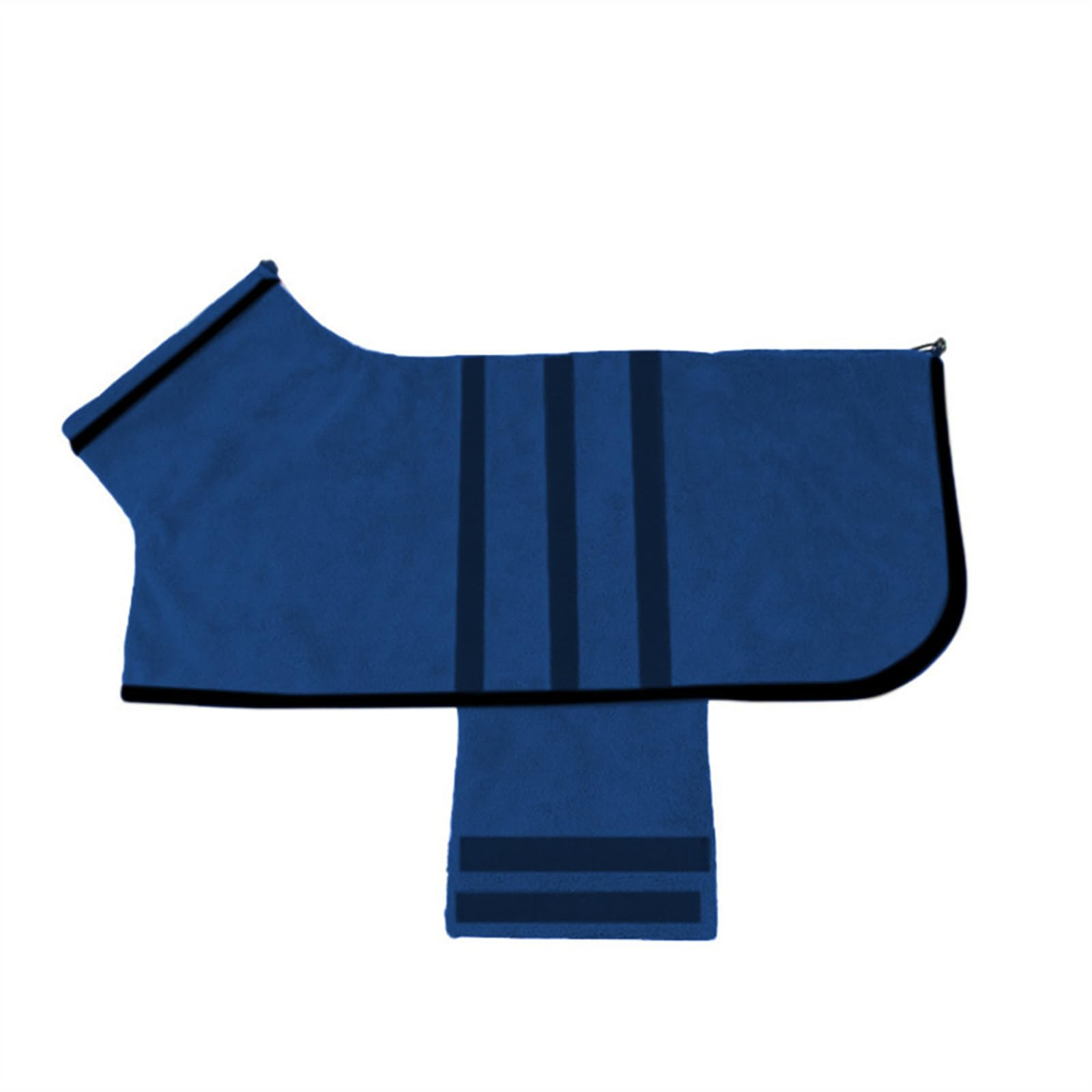 Hixingo Large Dog Drying Coats, Super Absorbent Dog Towel Robe Super Soft Dog Towel Coat Microfiber Pet Dressing Gown for Spaniels, Dachshund, Labrador, Cocker Spaniel (3XL,Navy Blue)