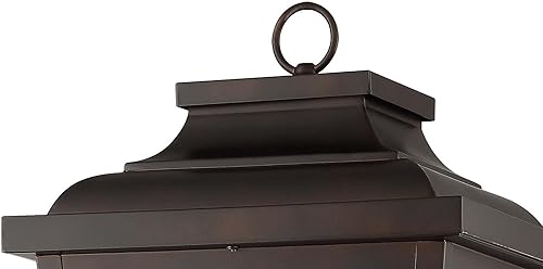 Miniatura 3 de Minka Lavery Luces de poste al aire libre 72177-189 Irvington Manor - Farol de poste exterior, 4 luces, 240 vatios, bronce Chelesa