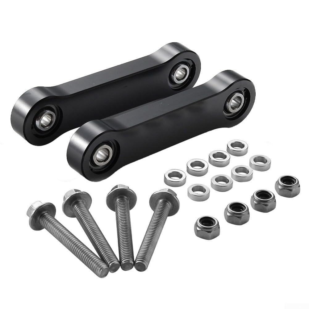 Liens de barre stabilisatrice en alliage d'aluminium pour Can Am Ryker 2019 2024 pour une manipulation supérieure et une réduction de l'inclinaison des roues (rouge)