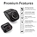 Rexing V1P Pro Dual 1080p Full HD Front and Rear 170° Wide Angle Wi-Fi Car Dash Cam with Built-in GPS Logger, Supercapacitor, 2.4