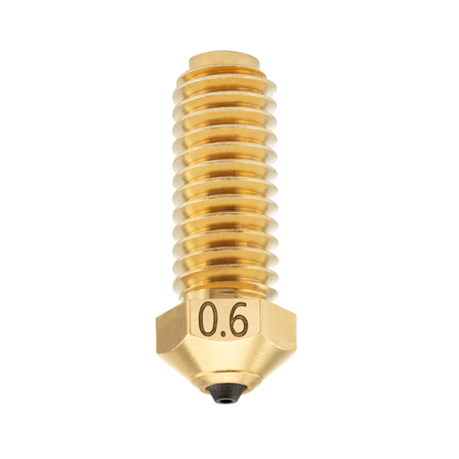 DUROZZLE Diamond PCD Nozzle 0.6mm for Anycubic Kobra 3 / Kobra S1 / Kobra S1 Combo 3D Printers, Hardened High Precision