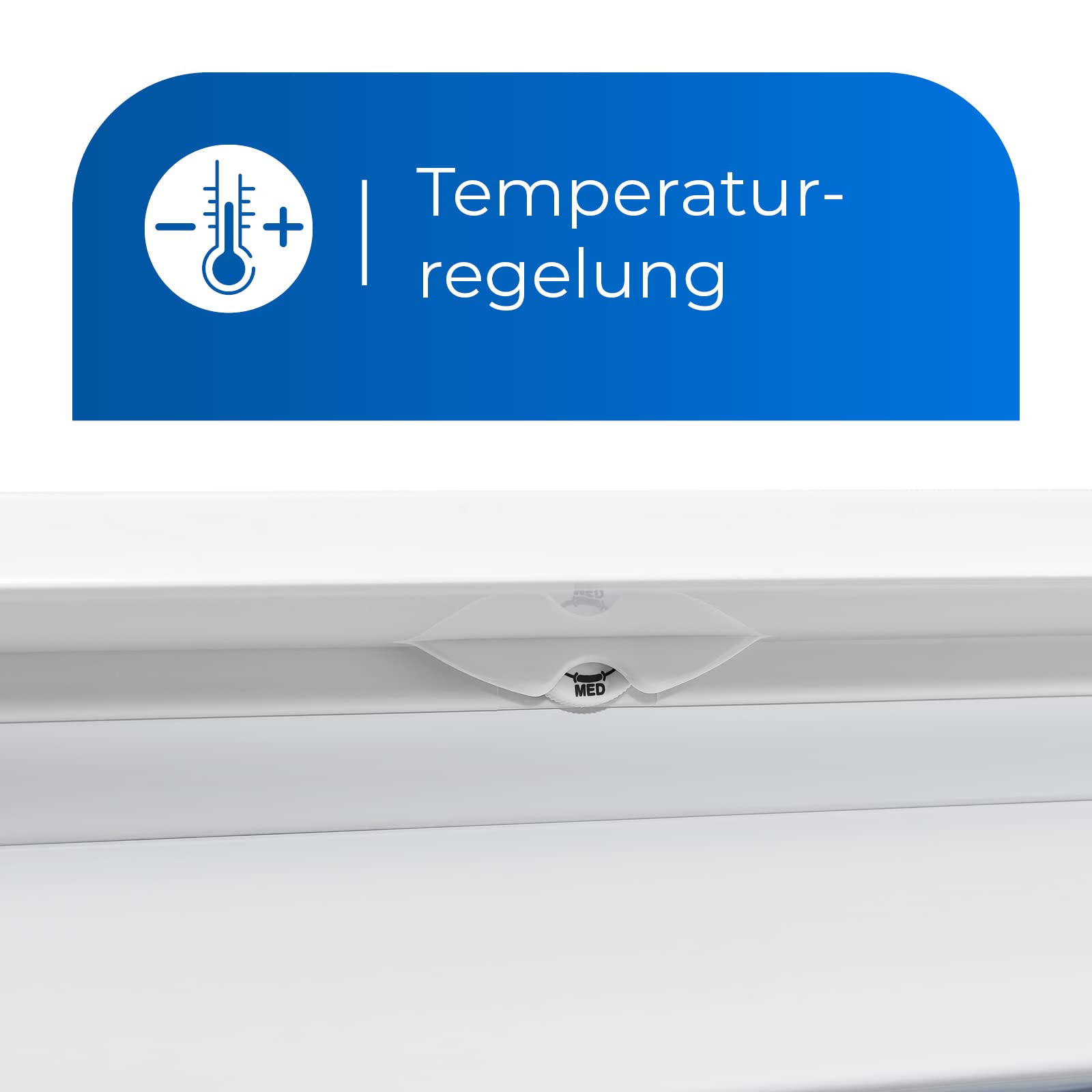 Exquisit Gefrierschrank GS81-040C weiss | 87 l Nutzinhalt | 4 Sterne | 55cm