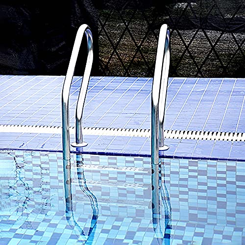 Escalera para piscina de acero inoxidable 316 con peldaños antideslizantes miniatura 5