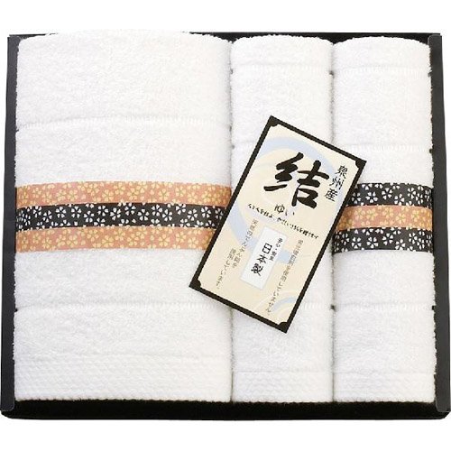 タオル フェイスタオル セット Amazon｜日本製 結 タオルセット (バスタオル・フェイスタオル2P