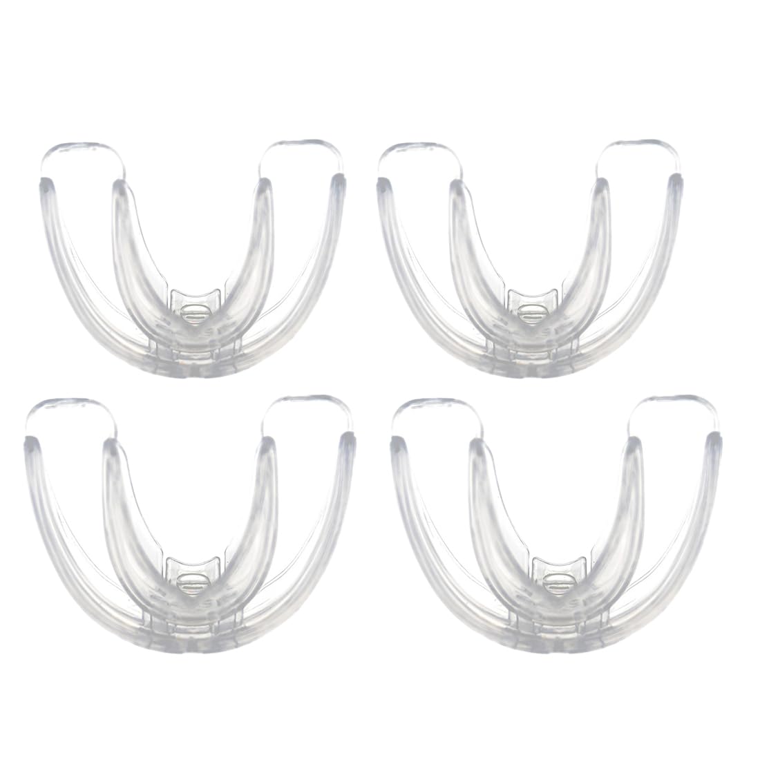 Protector Bucal para Dormir Bruxismo, Férulas Dental Moldeable, 4 Piezas, Material Termoplástico
