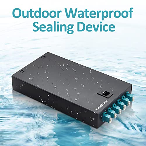 Muvpanut Lc-Upc Om3 Mm 12 Port Wall-Mounted Fiber Optic Enclosure With A Wire Spool & Lc-Upc Kit #TOP1