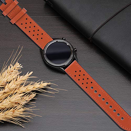 ULTECHNOVO Pulseira de RelÃ³gio de Couro Pulseira de RelÃ³gio de Couro ClÃ¡ssico SubstituiÃ§Ã£o Comp