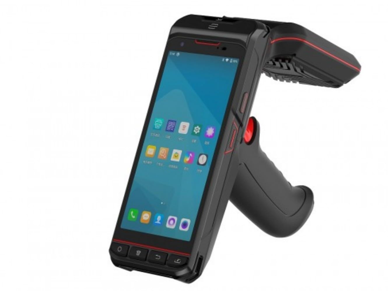 Yanzeo 6S Long Range Handheld UHF RFID Reader 1D 2D Rugged IP68 Bluetooth Mobile Computer Android 10 Barcode Scanner