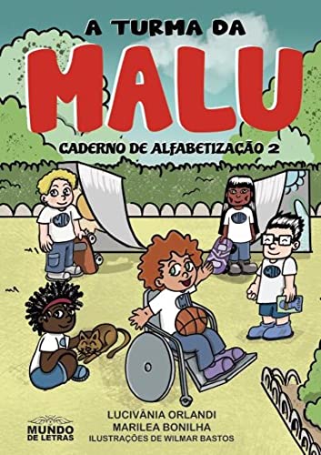 Caderno de Alfabetização 2 A Turma da Malu - Livro Físico