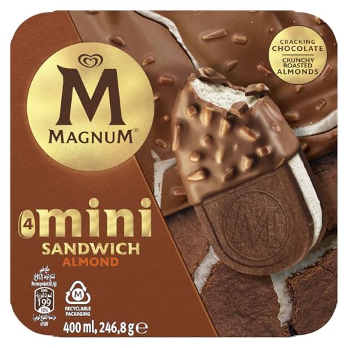 Magnum Mini Ice Cream Sandwich Almond 100ml x 4
