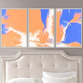 signwin 3 Piece Framed Canvas Wall Art 3D...