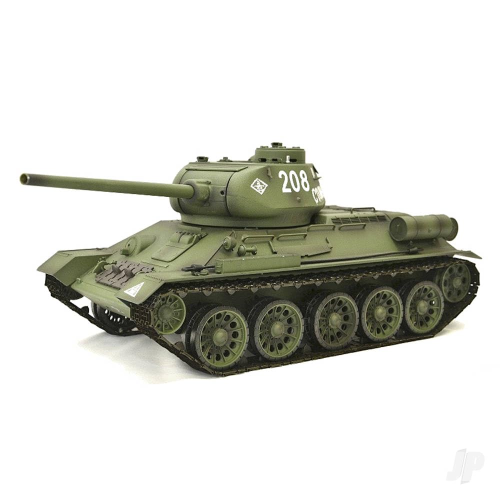 Henglong 1:16 Russian T-34/85 1944 RTR RC Tank (IR, Shoots, Smokes & Sound)