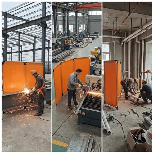 2 Panel Flame Retardant Welding Blanket, Professional Portable Welding Cover for Workshop & Industrial Use, Durable Heat Resistant Protection, Safety Gear for Welders