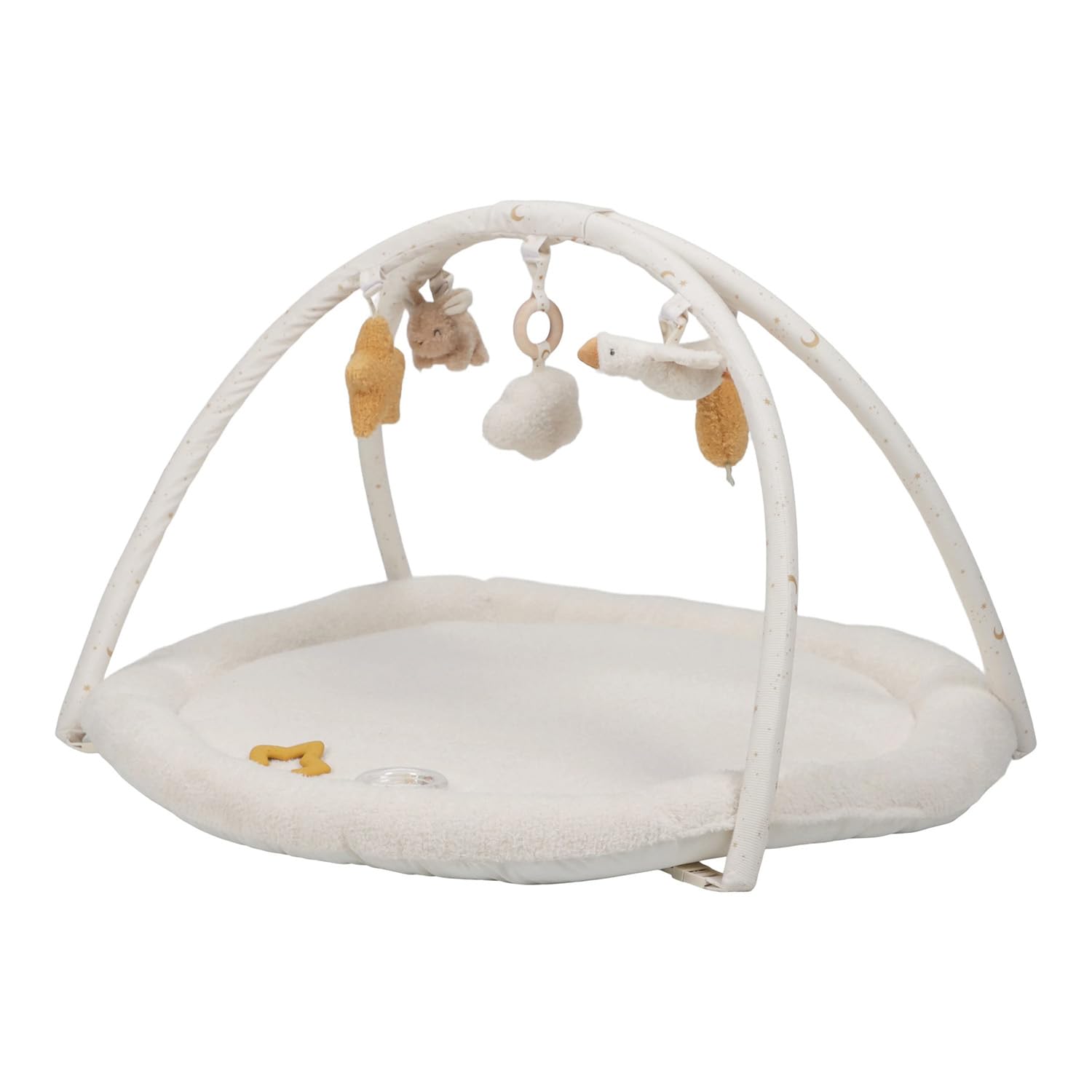 Little Dutch Krabbeldecke mit Spielbogen Activity Baby weiß - Newborn Naturals