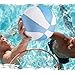 Threan 8.5 Inch Pool Basketball with Grip Technology Waterproof Swimming Beach Water Basketball for Teens Adults Pool Party Game Outdoor and Indoor Poolside (Blue White)