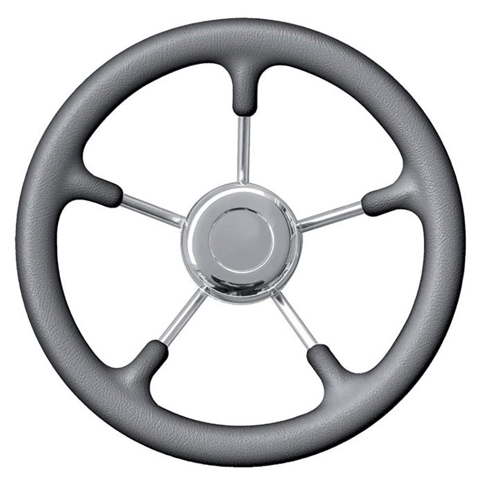 OSCULATI Volante Poliuretano Razze Inox Ø mm 280 Grigio