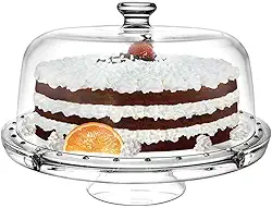 Ruvolo Boleira 5 em 1, Boleira de Vidro com Tampa de Vidro, Monaco Versátil