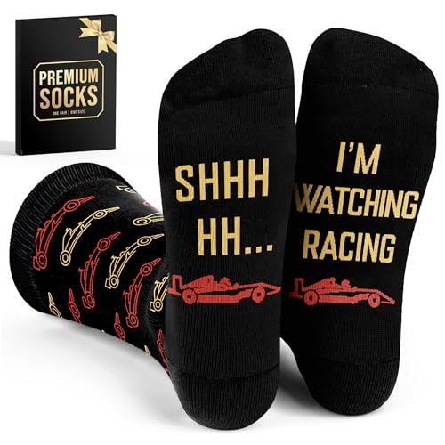 Formula 1 - F1 Racing Socks Perfect Guy Stocking Stuffers Unique Car Gifts for Men and Women Ideal Stocking Stuffers for Dad Special F1 Gifts for Men Essential for Any Car Lover
