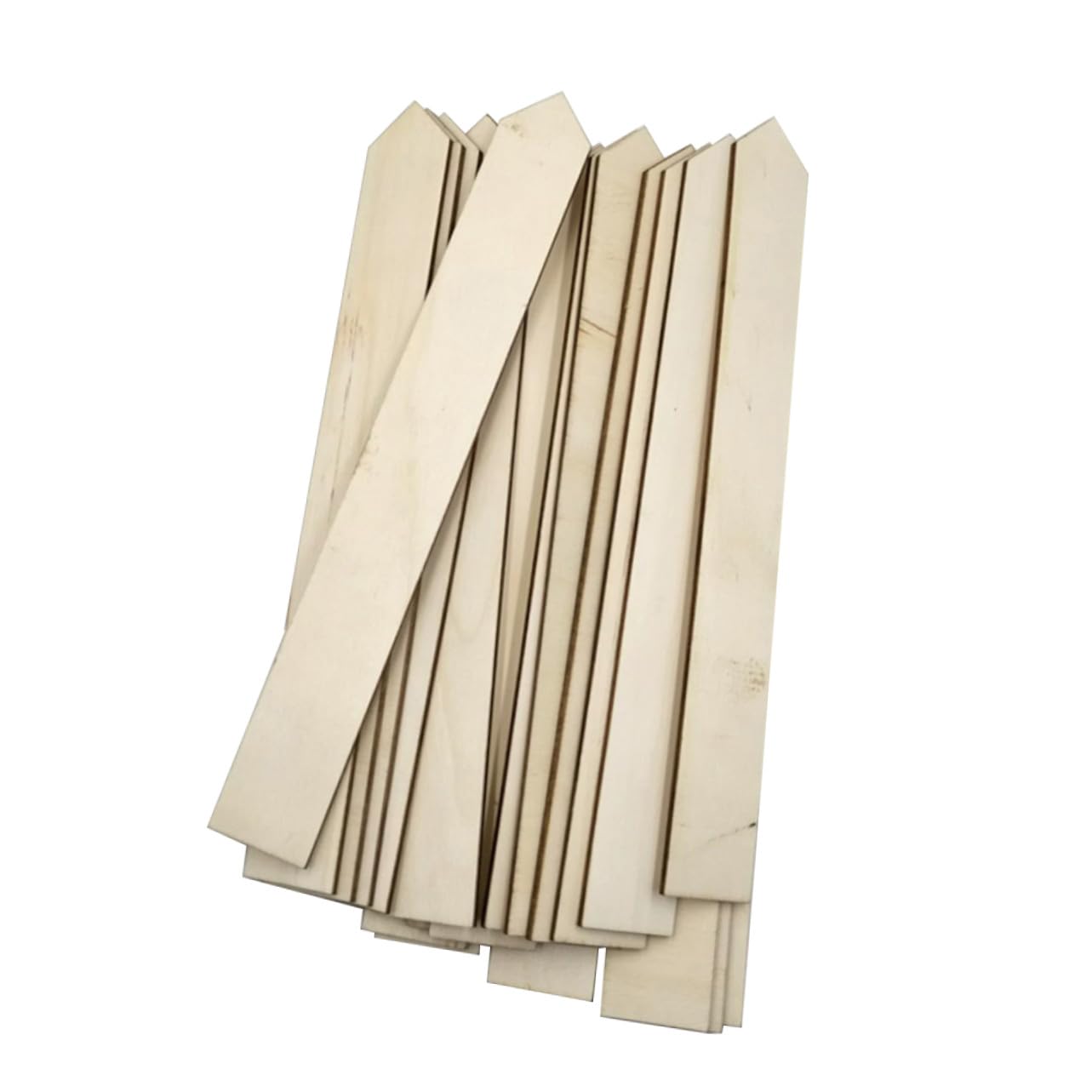 Mipcase 100pièce Étiquettes De Jardin Bois Longues Résistantes Lot De Marqueurs Rustiques Pour Plantes Pots Et Plein Air Marquage Pour Potager Et Extérieur