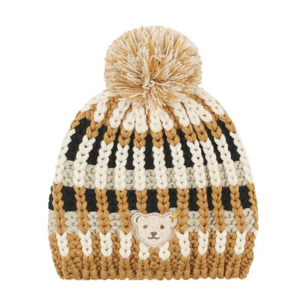 Steiff Mütze EU Größe 43 Burro, Baby Jungen Mütze, Ohrenschützer für...