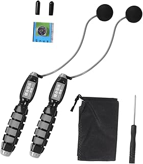 Sosoport 2 Sets Cordless Counting Jump Rope adult jump rope jump ropes for kids cordless jump rope children jump rope endurance training jump rope Counter Jump Rope Skipping Rope