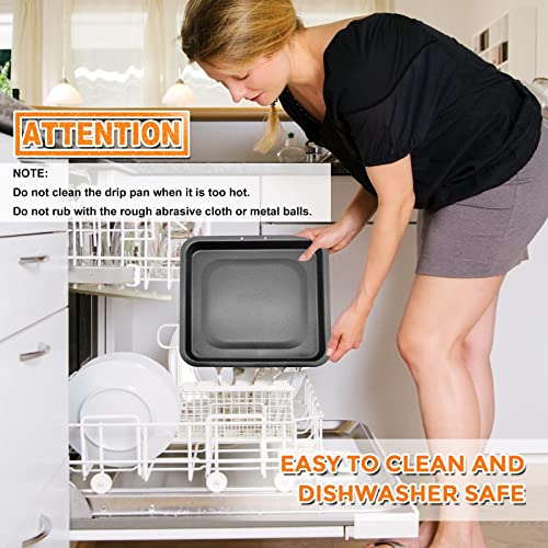 Gszn Air Fryer Drip Tray For Instant Vortex Pro, 2 Pcs Premium Nonstick Oil Drip Pan For Instant Vortex Plus Innsky Chefman Powerxl Air Fryers, Dishwasher Safe #TOP3