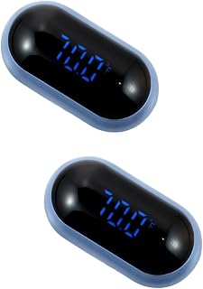 BESPORTBLE 2pcs Digital Fish Tank Thermometer LED Display Gauge for Accurate Water Measurement Durable Aquarium Accessory for Home Use Precise Monitoring Tool