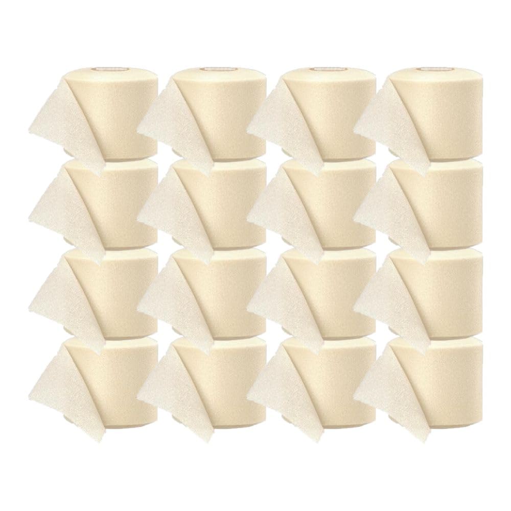 SPAS salvapelle pre taping elastico sottobenda protettiva per bendaggi sportivi e taping protezione pelle per caviglia, dita e articolazioni in schiuma poliuretanica | 7 cm x 27,5 m 16 pz