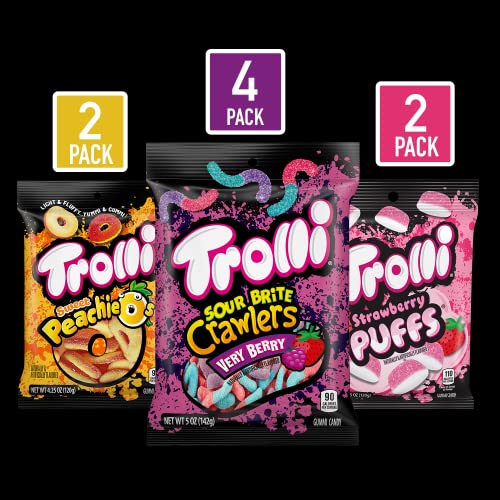 Trolli Gummy Fruit Variety Candy, Pack Of 8 #TOP1