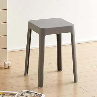 スタッキングチェア スツール 椅子 積み重ね収納 腰掛け 来客用 耐荷重200kg 屋台イス プラスチックスツール グレー
