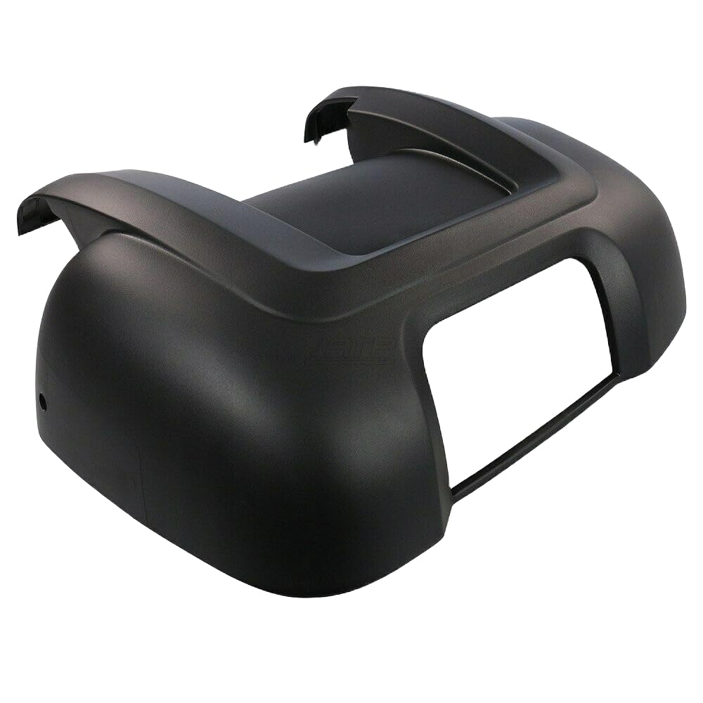 Lot de 2 capuchons de rétroviseur droit et gauche - Noir - Bras court | Lot de 2 coques de rétroviseurs compatibles avec Peugeot Boxer, Fiat Ducato, Citroën Jumper 2006+, Opel Movano 2021+